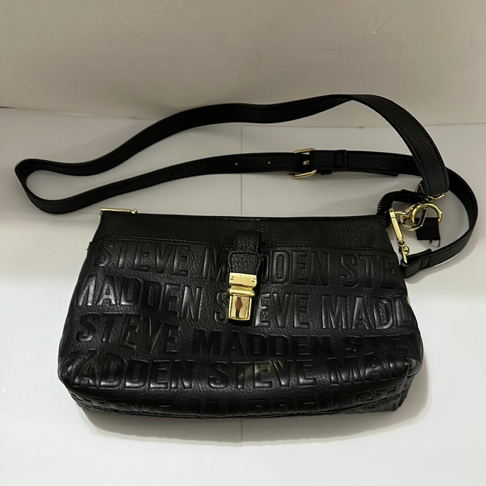 Steve Madden Black Clutch Purse Bag